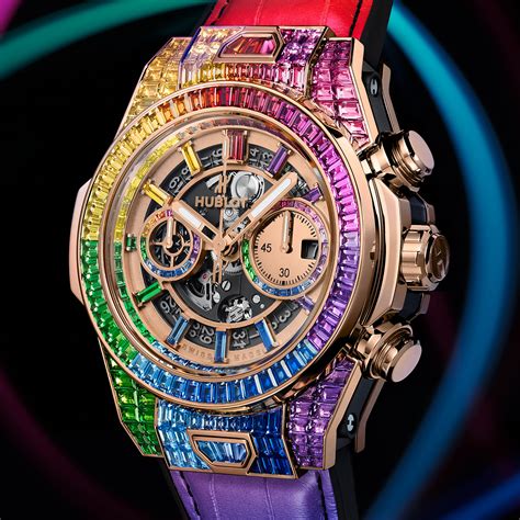 hublot big bang unico king gold rainbow